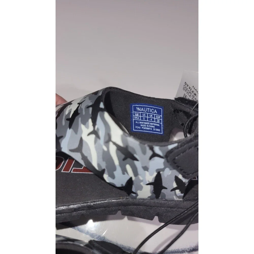 Nautica Size 5 Kids (Toddler) Sandals Water Shoe Shark Protective Breathable NWT